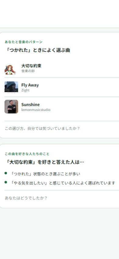 レポート画面